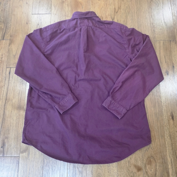 Ralph Lauren Classic Fit 100% Cotton Plum Button Down Long Sleeve Shirt. XXL - Picture 3 of 8